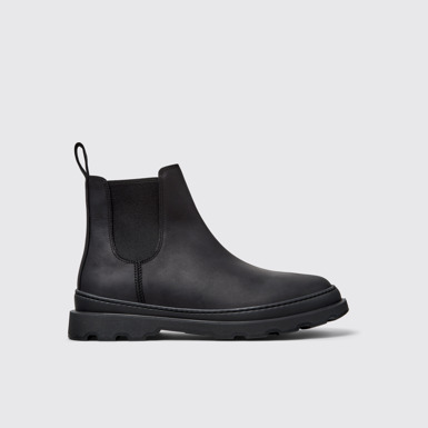 Brutus+ Botines negros de nobuk para hombre.