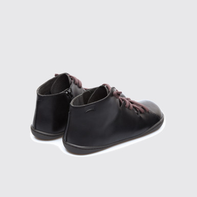 Back view of Peu Black Casual Shoes for Women