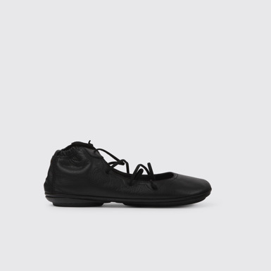 Side view of Right Black Ankle Boots for Women