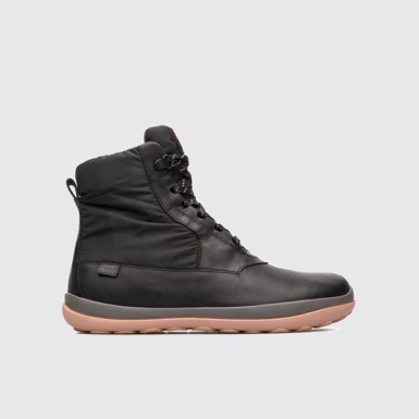 Side view of Peu Pista Black Casual Shoes for Women