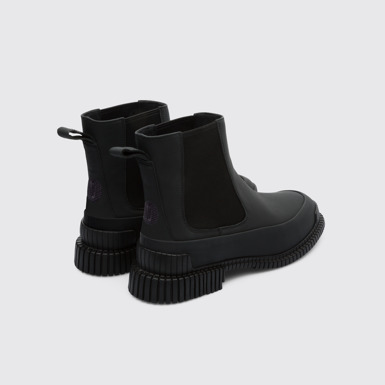 Back view of Pix Black Formal Shoes for Women