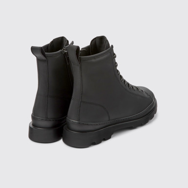 Brutus MIRUM® 黑色MIRUM®植物皮革女士短靴後面