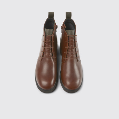 Overhead view of Wonder Brown Ankle Boots for Women