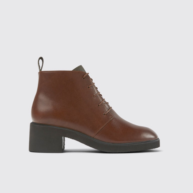 Side view of Wonder Brown Ankle Boots for Women