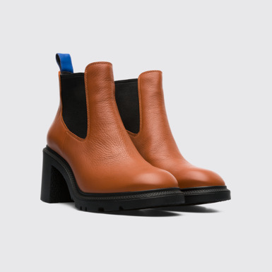 Front view of Whitnee Brown Formal Shoes for Women