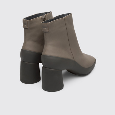 Back view of Upright Women's green ankle boot