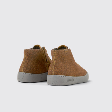 Peu Touring Sneakers marrones y negras de lana reciclada para mujer