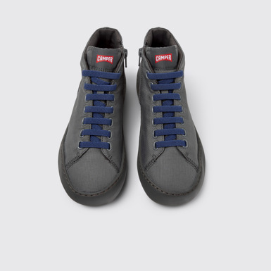 Peu Touring Graue Sneaker-Boots aus Textil für Damen.