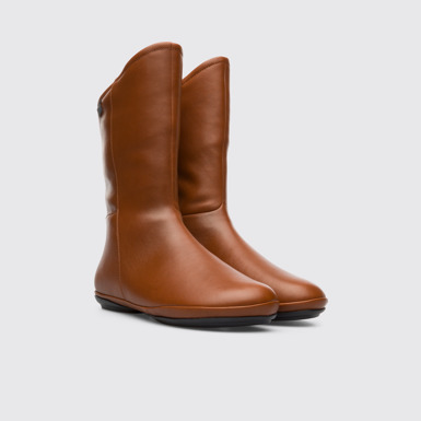Front view of Right Brown Boots for Women