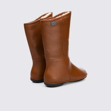 Back view of Right Brown Boots for Women