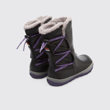 Back view of Peu Pista Black Boots for Women