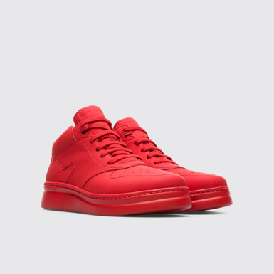 Front view of Runner Up Red Sneakers for Women