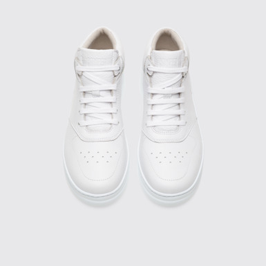 Runner Up Sneakers blancas de piel para mujer