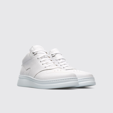 Runner Up Sneakers blancas de piel para mujer