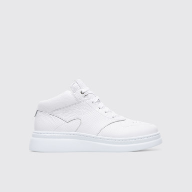 Runner Up Sneakers blancas de piel para mujer