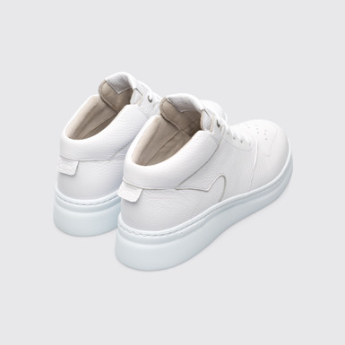 Runner Up Sneakers blancas de piel para mujer