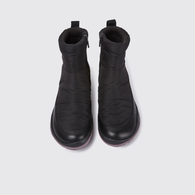 Peu Pista Botas de piel y poliéster en color negro