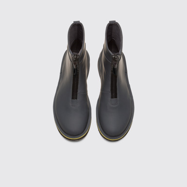 Overhead view of Rolling Grey Boots for Women