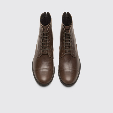 Overhead view of Mil Grey Ankle Boots for Women