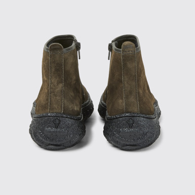 Ground Botines de ante gris oscuro