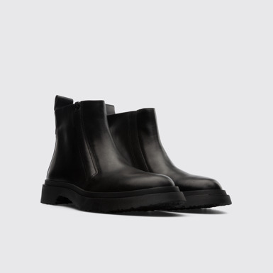 Front view of Walden Women's black zip boot