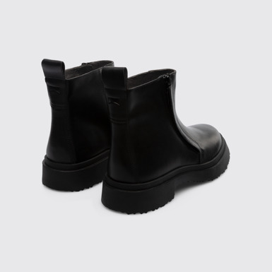 Back view of Walden Women's black zip boot
