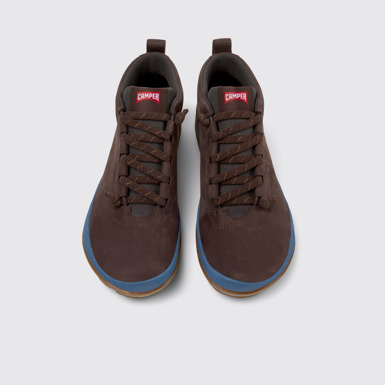 Peu Pista GM - GORE-TEX Botines de nobuk y tejido marrones y grises para mujer.