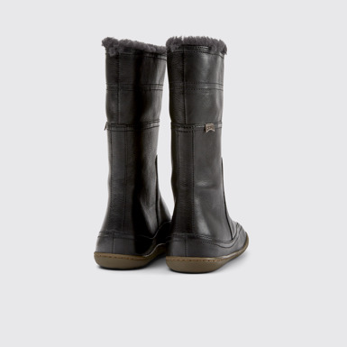 Peu Bota de media caña negra para mujer