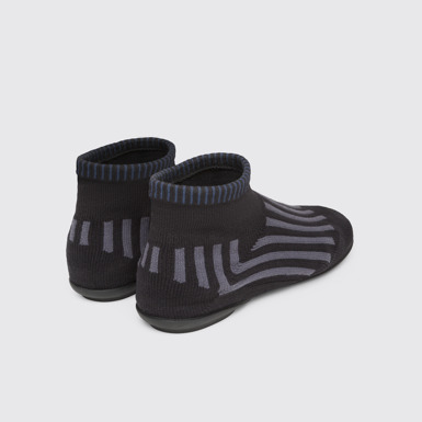 Back view of Right Tencel sock ankle boot for women