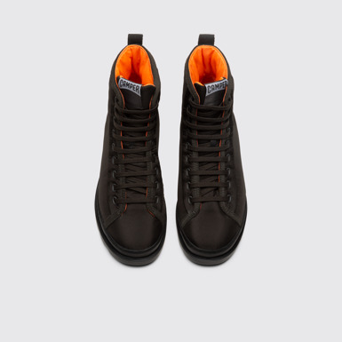 Brutus Bota de media caña verde oscuro para mujer