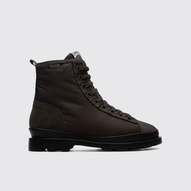 Brutus Bota de media caña verde oscuro para mujer