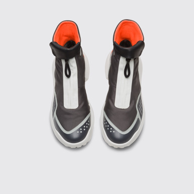 Overhead view of CRCLR Breathable women's zip ankle boot