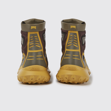 CRCLR Botines marrones y amarillos para mujer