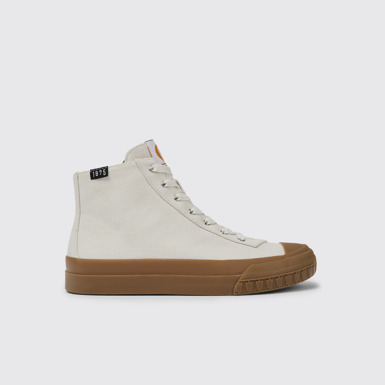 Side view of Camaleon White boots for women