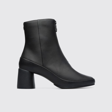 Side view of Upright Black boot for women