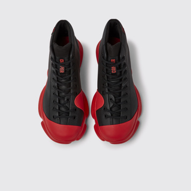 Karst Schwarze Lederstiefelette für Damen