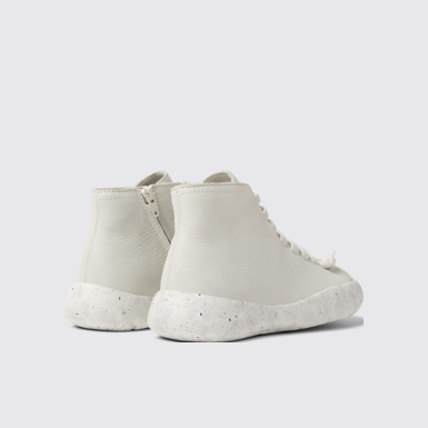 Peu Stadium Baskets en cuir non teint blanc pour femme