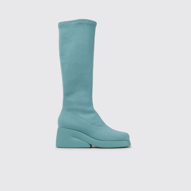 Side view of Kaah Turquoise boots for women