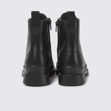 Brutus Botas de piel en color negro con cordones