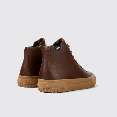 Camaleon Bottes en cuir marron pour femme