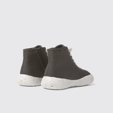 Back view of Peu Stadium Gray sneakers for women