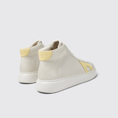 Back view of Runner K21 Multicolor Leather Sneaker Booties for Women.