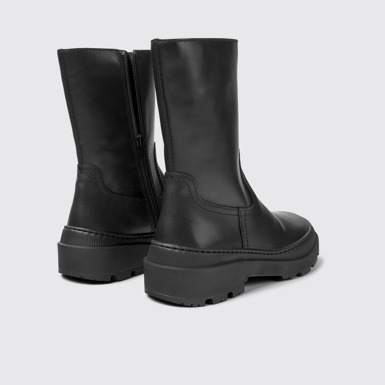 Brutus Trek Botines negros de piel para mujer
