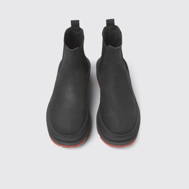 Brutus Trek Botines negros de nobuk para mujer