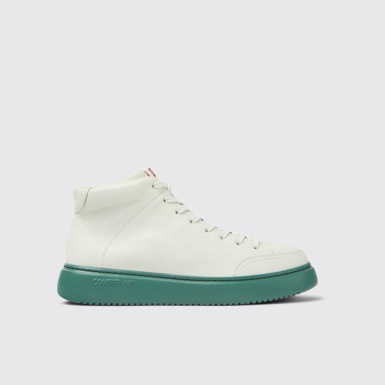 Runner K21 Sneakers blancas de piel sin teñir para mujer