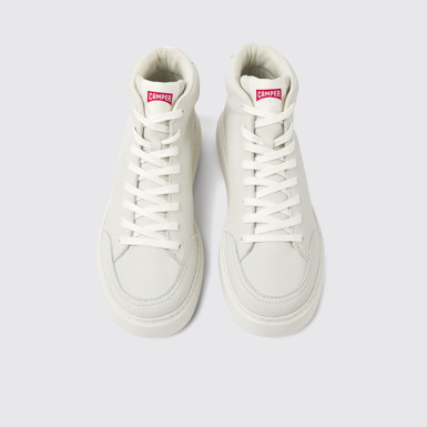 Runner K21 Sneakers blancas de piel sin teñir para mujer