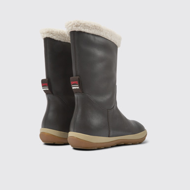 Peu Pista Botas marrones de piel para mujer