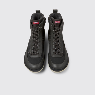 Peu Pista PrimaLoft® 여성 그레이 컬러 텍스타일과 가죽 소재 부츠 상품컷