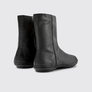 Right Bottes en cuir noir pour femme