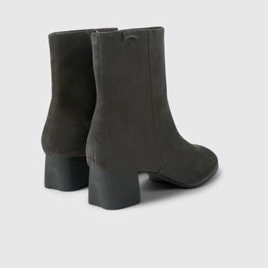 Back view of Katie Gray Nubuck Mid Boots for Women.